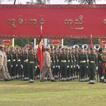 တပ်မတော်သူနာပြုနှင့်ဆေးဘက်ပညာသိပ္ပံဘွဲ့ သင်တန်းအမှတ်စဉ်(၁၅)နှင့် အမျိုးသမီးသူနာပြုသိပ္ပံဘွဲ့သင်တန်းအမှတ်စဉ်(၂) သင်တန်းဆင်း ဂုဏ်ပြုစစ်ရေးပြအခမ်းအနားကျင်းပ