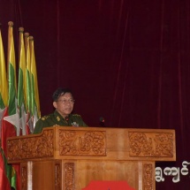 ပြည်တွင်းလက်နက်ကိုင်ပဋိပက္ခများချုပ်ငြိမ်းပြီး ထာဝရငြိမ်းချမ်းရေး ရရှိအောင် ဆောင်ရွက်လျက်ရှိ၊အမှန်တကယ်ငြိမ်းချမ်းရေးရယူ လိုသည့်စိတ်ရှိလျှင် မလွဲမသွေထာဝရငြိမ်းချမ်းရေး ရရှိမည်ဖြစ်