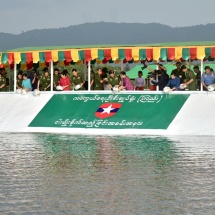 ရေဆင်းဆည်အတွင်းသို့ တပ်မတော်(ကြည်း၊ရေ၊လေ) မိသားစုများက ငါးမျိုးများ စိုက်ထည့်ပေး