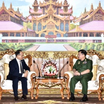 Senior General Min Aung Hlaing receives Ambassador of Nepal