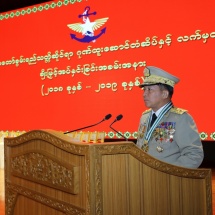 နိုင်ငံနှင့်ပြည်သူအတွက် အသက်ကို ပဓာနမထား၊ စွန့်လွှတ်စွန့်စားစွာ တာဝန်ထမ်းဆောင် ကြသူများအား တပ်မတော်စွမ်းရည်သတ္တိဆိုင်ရာ ဂုဏ်ထူးဆောင်တံဆိပ်နှင့် လက်မှတ်များ ချီးမြှင့်အပ်နှင်း