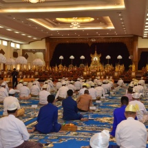 Auspicious ceremony to present religious titles for 2023 and donate provisions held