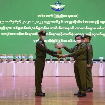 Soldiers of Tatmadaw (Army, Navy and Air), children of servicemen/ servicewomen and war veterans, children of civilian substituteappointed staff, who passed the matriculation examinations for academic years 2019-2020 and 2021-2022 with outstanding results and outstanding youths honoured