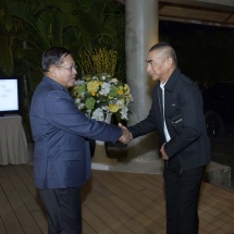 SAC Chairman Commander-in-Chief of Defence Services Senior General Min Aung Hlaing hosts dinner to Chief of Defence Forces of Royal Thai Armed Forces, currently in Myanmar to attend 8th High Level Committee Meeting