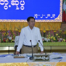 နိုင်ငံတော်စီမံအုပ်ချုပ်ရေးကောင်စီဥက္ကဋ္ဌ နိုင်ငံတော်ဝန်ကြီးချုပ်  ဗိုလ်ချုပ်မှူးကြီး မင်းအောင်လှိုင်  ရခိုင်ပြည်နယ် အတွင်းရှိ အသေးစား၊ အငယ်စားနှင့် အလတ်စား စီးပွားရေး(MSME) လုပ်ငန်းရှင်များနှင့် တွေ့ဆုံဆွေးနွေး