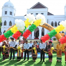 SAC Chairman Prime Minister Senior General Min Aung Hlaing attends inauguration of newly-built Haw Palace of Kengtung Saopha Sao Kawng Kiao Intaleng