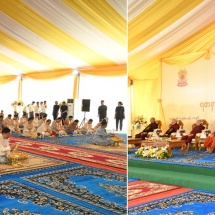 Ceremony to lay cornerstone of the convocation hall of International Theravada Buddhist Missionary University held