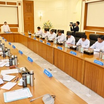 SAC Chairman Prime Minister Senior General Min Aung Hlaing addresses State Administration Council Meeting 1/2024