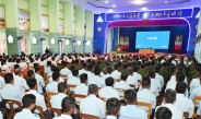 Chairman of State Administration Council Commander-in-Chief of Defence Services Senior General Min Aung Hlaing meets officers, other ranks and families from Meiktila Station, Central Command