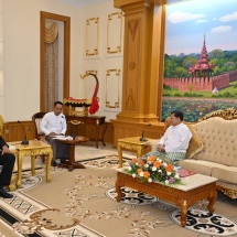 Secretary of Ministry of Defence of Sri Lanka calls on Chairman of the State Administration Council Prime Minister Senior General Min Aung Hlaing