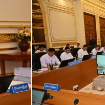 Chairman of State Administration Council Prime Minister Senior General Min Aung Hlaing addresses Union Government meeting 6/2024