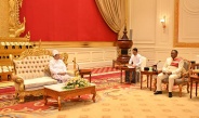 Chairman of State Administration Council Prime Minister Senior General Min Aung Hlaing accepts Credentials of Ambassador of Federal Democratic Republic of Ethiopia to Myanmar