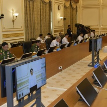 Meeting on promotion of national economy held; Chairman of State Administration Council Prime Minister Senior General Min Aung Hlaing delivers address