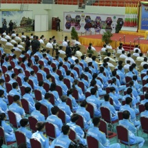 Ceremony to honour Myanmar sports teams that won medals in 32nd SEA Games held; Chairman of State Administration Council Prime Minister Senior General Min Aung Hlaing delivers address