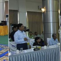 Chairman of State Administration Council Prime Minister Senior General Min Aung Hlaing inspects rehabilitation activities in Sittwe, Rakhine State, and gives necessary guidance