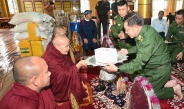 SAC Chairman Prime Minister Senior General Min Aung Hlaing inspects  rehabilitation of Hsihseng region damaged by terrorists in Pa-O Self- Administered Zone, provides aid to residents  