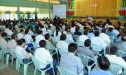 Chairman of State Administration Council Prime Minister Senior General Min Aung Hlaing meets Shan State (North), district and township level officials, local elders, and MSME entrepreneurs