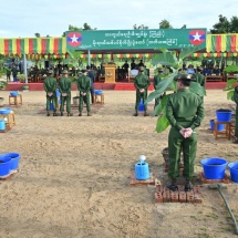 Families of Office of the Commander-in- Chief (Army, Navy and Air) hold third monsoon tree-growing ceremony 2024