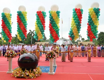 နိုင်ငံတော်စီမံအုပ်ချုပ်ရေးကောင်စီဥက္ကဋ္ဌ‌ နိုင်ငံတော်ဝန်ကြီးချုပ် ဗိုလ်ချုပ်မှူးကြီး မင်းအောင်လှိုင်  (၂၅)ကြိမ်မြောက် ငွေရတုအထိမ်းအမှတ် မြန်မာ့ရိုးရာယဉ်ကျေးမှု အဆို၊ အက၊ အရေး၊ အတီးပြိုင်ပွဲ ဖွင့်ပွဲအခမ်းအနားသို့ တက်ရောက်အမှာစကားပြောကြား