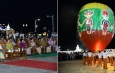 Tazaungdaing Light Festival, hot-air balloon launching opening ceremony of Maravijaya Buddha image held