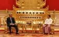 SAC Chairman Prime Minister Senior General Min Aung Hlaing receives delegation led by Head of Republic of Buryatia and Chairman of Buryatia Government of Russian Federation