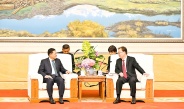 Chairman of State Administration Council Prime Minister Senior General Min Aung Hlaing holds discussions with Member of CPC Central Committee Secretary of CPC Yunnan Province Committee H.E. Mr. Wang Ning