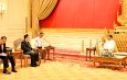 Chairman of State Administration Council Prime Minister Senior General Min Aung Hlaing receives Laotian ambassador to Myanmar