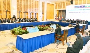 Chairman of the State Administration Council Prime Minister Senior General Min Aung Hlaing delivers address at 11th Cambodia-Lao PDR- Myanmar- Vietnam (CLMV) Summit