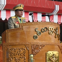 Speech Delivered by Chairman of the State Administration Council Commander-in-Chief of Defence Services Senior General Thadoe Maha Thray Sithu Thadoe Thiri Thudhamma Min Aung Hlaing at the Passing-Out Parade of the 66th Intake of Defence Services Academy 