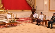 Chairman of State Administration Council Prime Minister Senior General Min Aung Hlaing accepts Credentials of Ambassador of Cambodia to Myanmar