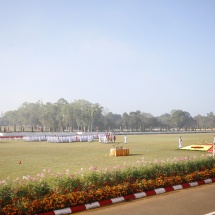 Chairman of State Administration Council Commander-in-Chief of  Defence Services Senior General Thadoe Maha Thray Sithu Thadoe Thiri Thudhamma Min Aung Hlaing addresses Passing-out Parade of the 26th  Intake of Defence Services Technological Academy