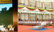 Opening ceremony of Yarpyae (centenary) Hall and Yarpyae Thabin marking the centennial of Yezin Agricultural University held; Chairman of State Administration Council Prime Minister Senior General Min Aung Hlaing attends the ceremony