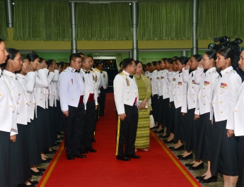 Graduation dinner of 11th  intake of Graduate Female Cadet Course of Defence Services (Army) Officers Training School (Hmawbi) held