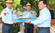 Chairman of State Administration Council Commander-in-Chief of Defence Services Senior General Min Aung Hlaing attends 77th Founding Anniversary of Tatmadaw (Air) and commissioning ceremony of aircraft