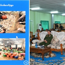 SAC Chairman Commander-in-Chief of Defence Services Senior General Min Aung Hlaing inspects Advanced Myanmar Thargaung War Veteran Housing (Laytaungkan) and Thilawa Multi-purpose Agriculture and Livestock Zone