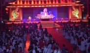 Chairman of State Administration Council Prime Minister Senior General  Min Aung Hlaing and wife Daw Kyu Kyu Hla attend Chinese New Year (2025), the year of the snake, festival