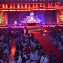 Chairman of State Administration Council Prime Minister Senior General  Min Aung Hlaing and wife Daw Kyu Kyu Hla attend Chinese New Year (2025), the year of the snake, festival