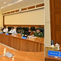 National Defence and Security Council Meeting 1/2025 of the Republic of the Union of Myanmar held  