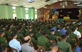 SAC Chairman Commander-in-Chief of Defence Services Senior General Min Aung Hlaing meets officer trainees from Tatmadaw (Army) Combat Forces School (Bahtoo)Tatmadaw members must serve assigned duties with full capability and determination successfully, having mental and physical health and strength as well as industry, enthusiasm, and full vitality