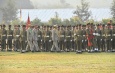 Chairman of State Administration Council Commander-in-Chief of Defence Services Senior General Thadoe Maha Thray Sithu Thadoe Thiri Thudhamma Min Aung Hlaing delivers address at Passing out Parade of Thura Company of 128th Intake of Officers Training Course of Defence Services (Army) Officers Training School (Bahtoo)