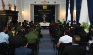 Chairman of the State Administration Council Prime Minister Senior General Min Aung Hlaing meets families of Myanmar Embassy and Office of the Military Attache