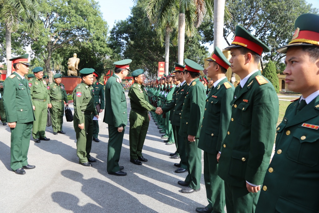 MYANMAR TATMADAW DELEGATION VISITS 102nd MECHANIZED INFANTRY REGIMENT ...